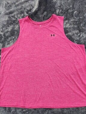 Womens Under Armour Pink Performance Sleeveless Tank Size 3x